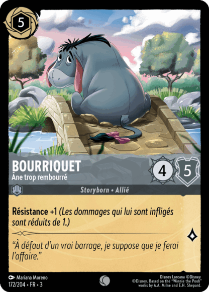 Bourriquet - Âne trop rembourré 172/204 - Lorcana S3 FR