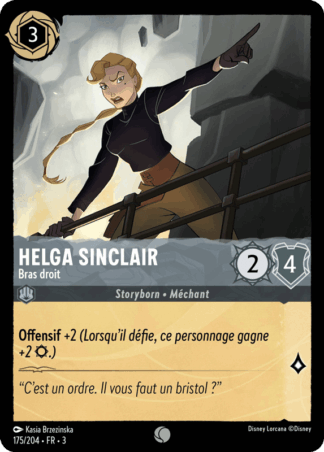 Helga Sinclair - Bras droit 175/204 - Lorcana S3 FR