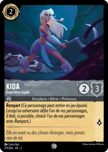 Kida - Guerrière royale 177/204 - Lorcana S3 FR
