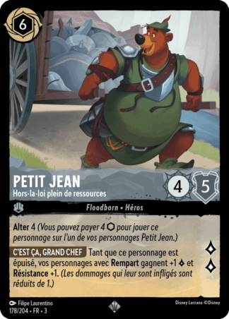 Petit Jean - Hors-la-loi plein de ressources 178/204 - Lorcana S3 FR