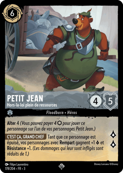 Petit Jean - Hors-la-loi plein de ressources 178/204 - Lorcana S3 FR