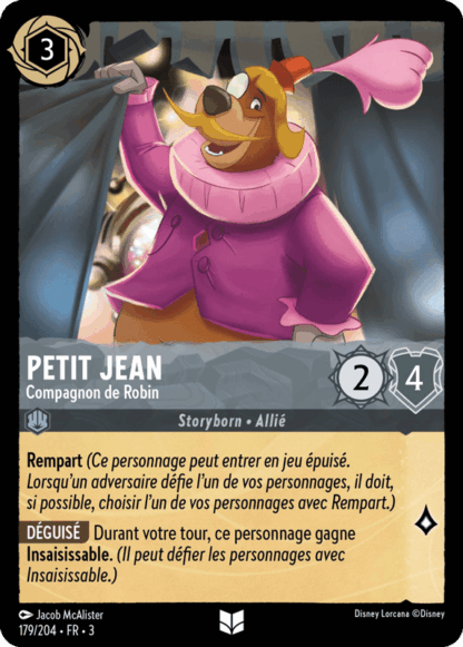 Petit Jean - Compagnon de Robin 179/204 - Lorcana S3 FR