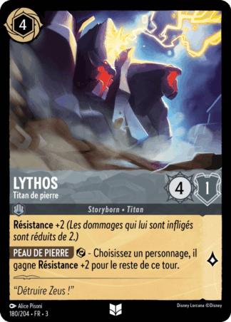 Lythos - Titan de pierre 180/204 - Lorcana S3 FR