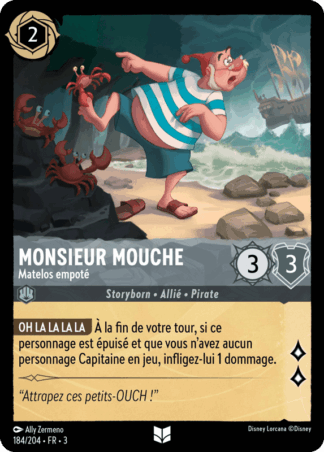 Monsieur Mouche - Matelos empoté 184/204 - Lorcana S3 FR