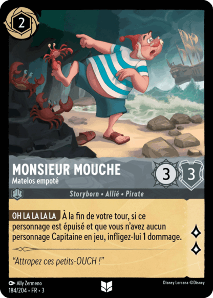 Monsieur Mouche - Matelos empoté 184/204 - Lorcana S3 FR