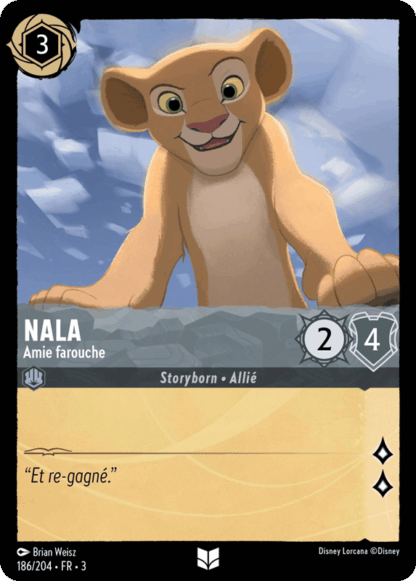 Nala - Ami farouche 186/204 - Lorcana S3 FR