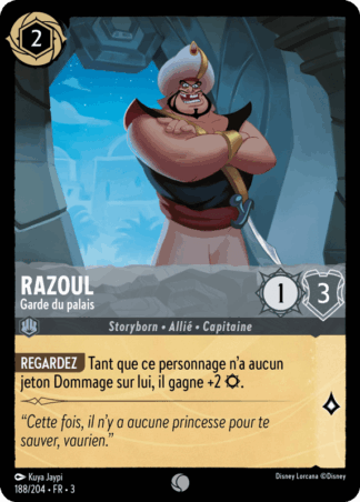 Razoul - Garde du palais 188/204 - Lorcana S3 FR