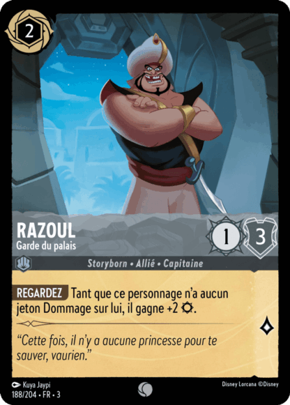Razoul - Garde du palais 188/204 - Lorcana S3 FR