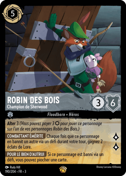Robin des Bois - Champion de Sherwood 190/204 - Lorcana S3 FR