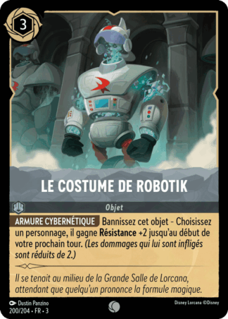 Le costume de Robotik - Objet 200/204 - Lorcana S3 FR
