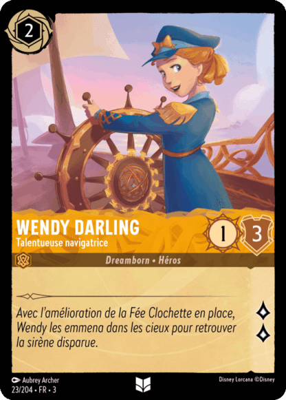Wendy Darling - Talentueuse navigatrice 23/204 - Lorcana S3 FR