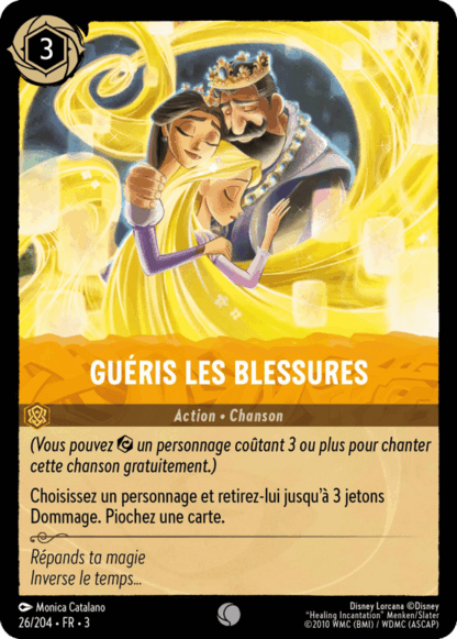 Guéris les blessures - Action 26/204 - Lorcana S3 FR