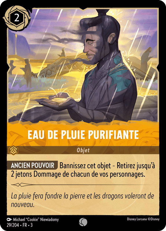 Eau de pluie purifiante - Objet 29/204 - Lorcana S3 FR