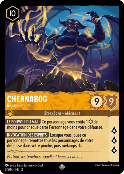 Chernabog - Répand le mal 3/204 - Lorcana S3 FR