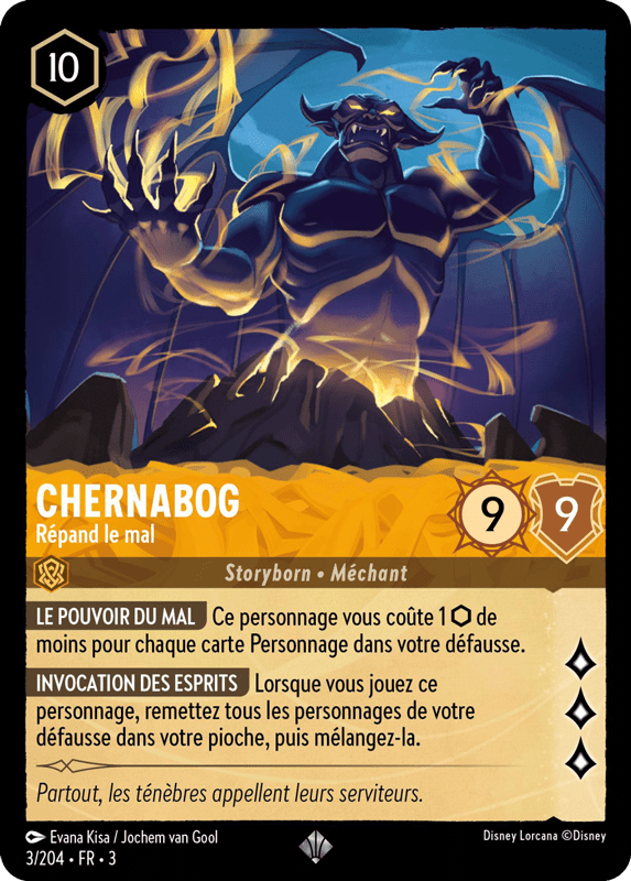 Chernabog - Répand le mal 3/204 - Lorcana S3 FR