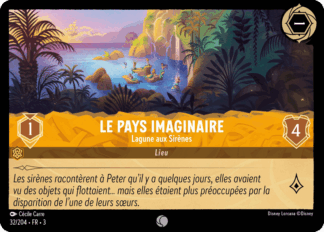 Le Pays Imaginaire - Lagune aux Sirènes 32/204 - Lorcana S3 FR