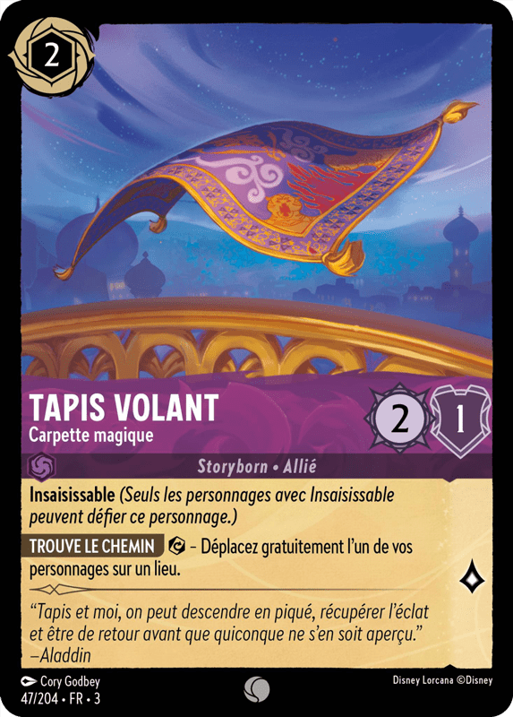 Tapis volant - Carpette magique 47/204 - Lorcana S3 FR
