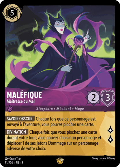 Maléfique - Maîtresse du Mal 51/204 - Lorcana S3 FR