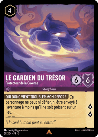 Le Gardien du trésor - Protecteur de la cave 58/204 - Lorcana S3 FR