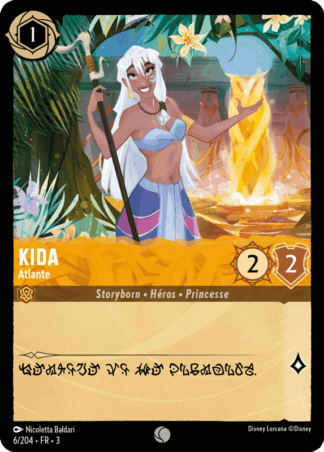 Kida - Atlante 6/204 - Lorcana S3 FR