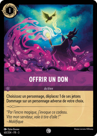 Offrir un don - Action 60/204 - Lorcana S3 FR