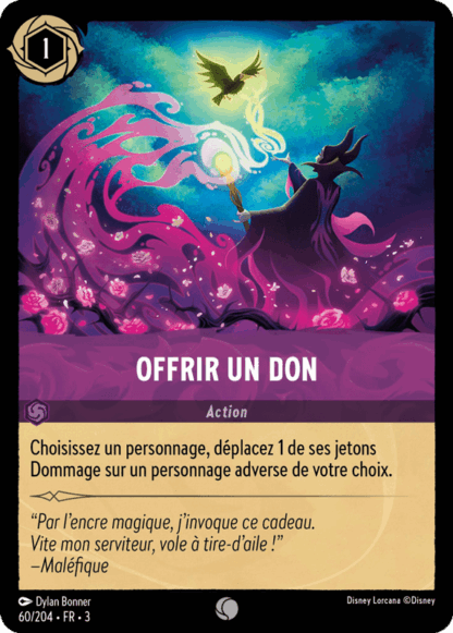 Offrir un don - Action 60/204 - Lorcana S3 FR