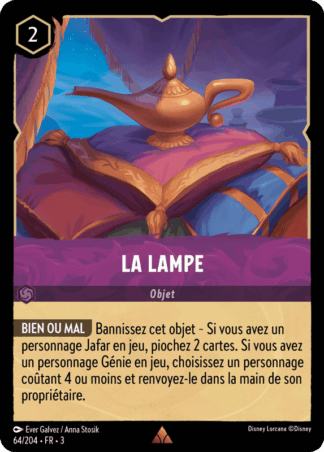 La Lampe - Objet 64/204 - Lorcana S3 FR