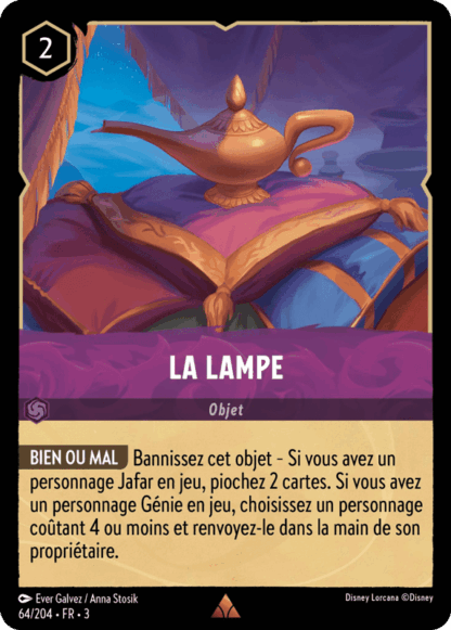 La Lampe - Objet 64/204 - Lorcana S3 FR