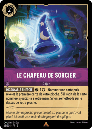 Le Chapeau de Sorcier - Objet 65/204 - Lorcana S3 FR