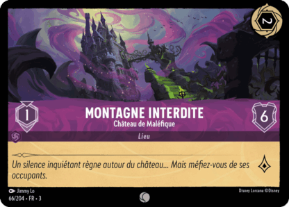Montagne interdite - Château de Maléfique 66/204 - Lorcana S3 FR