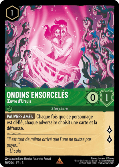 Ondins ensorcelés - uvre dUrsula 70/204 - Lorcana S3 FR