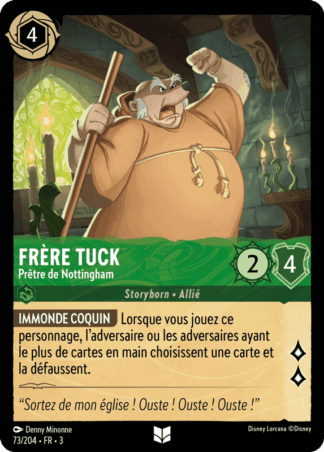 Frère Tuck - Prêtre de Nottingham 73/204 - Lorcana S3 FR