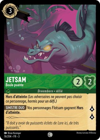 Jetsam - Boule puante 76/204 - Lorcana S3 FR