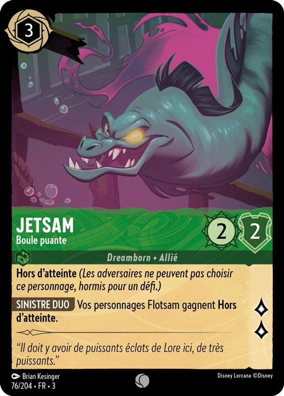 Jetsam - Boule puante 76/204 - Lorcana S3 FR