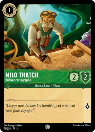 Milo Thatch - Brillant cartographe 79/204 - Lorcana S3 FR
