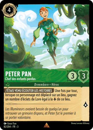 Peter Pan - Chef des enfants perdus 82/204 - Lorcana S3 FR