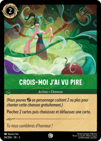 Crois-moi ja vu pire - Action 96/204 - Lorcana S3 FR