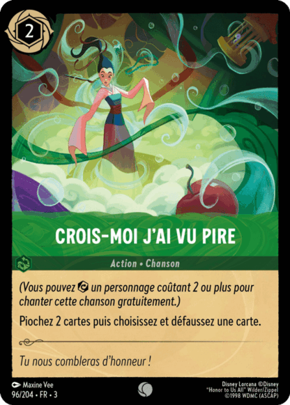 Crois-moi ja vu pire - Action 96/204 - Lorcana S3 FR