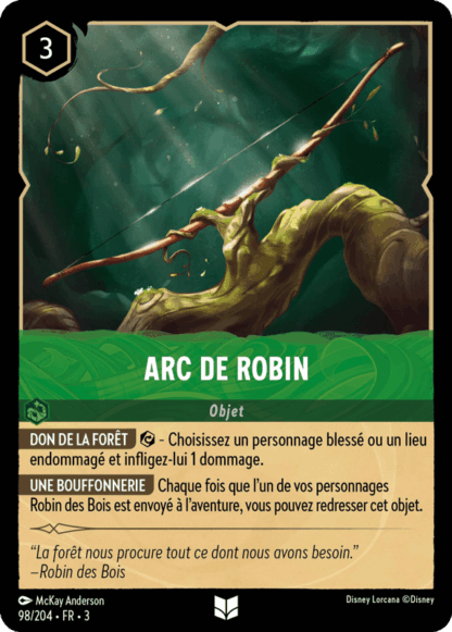 Arc de Robin - Objet 98/204 - Lorcana S3 FR