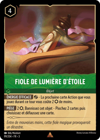 Fiole de lumière détoile - Objet 99/204 - Lorcana S3 FR