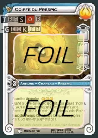 Coiffe du Prespic FOIL [Amakna 141/162 WAKFU]