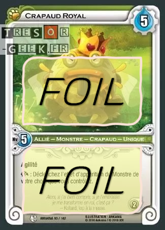 Crapaud Royal FOIL [Amakna 80/162 WAKFU]