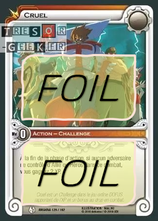 Cruel FOIL [Amakna 126/162 WAKFU]