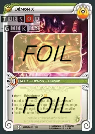 Démon X FOIL [Amakna 60/162 WAKFU]