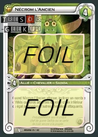 Nécrom l'Ancien FOIL [Amakna 20/162 WAKFU]