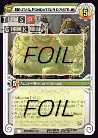 Brutas, Fondateur d'Astrub FOIL [Astrub 53/162 WAKFU]