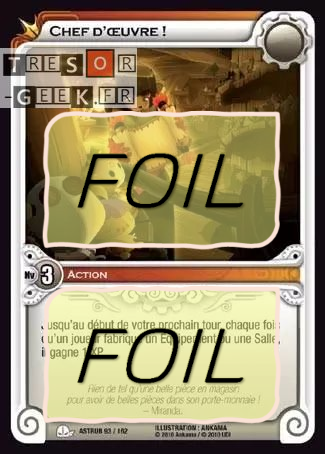 Chef d'Oeuvre FOIL [Astrub 93/162 WAKFU]