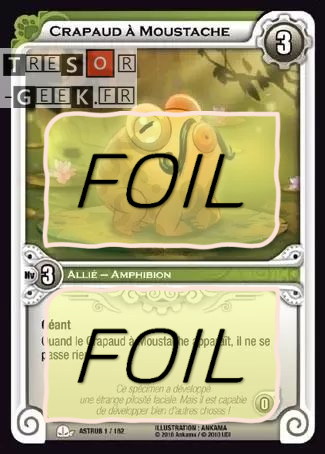 Crapaud à Moustache FOIL [Astrub 1/162 WAKFU]