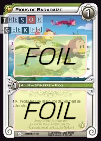 Pious de Baradaïze FOIL [Astrub 3/162 WAKFU]