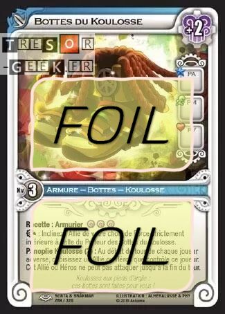 Bottes du Koulosse FOIL [Bonta & Brâkmar 269/320 WAKFU]